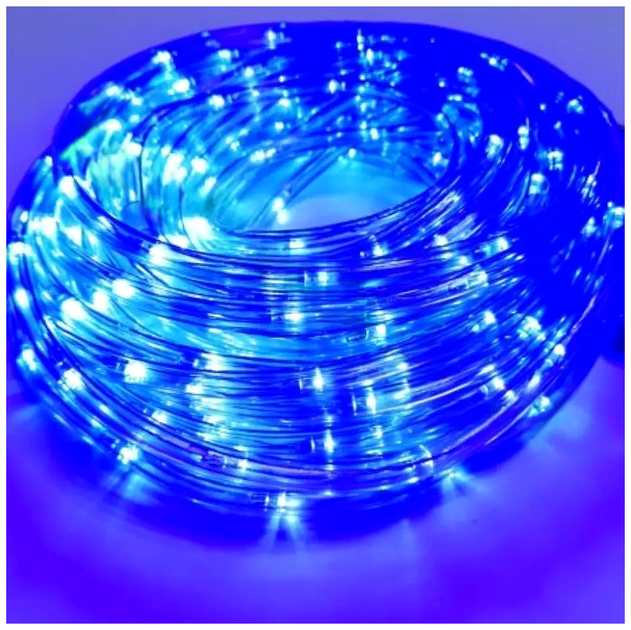 Уличная светодиодная гирлянда Дюралайт 10м 600 LED 220В синий IP68 статический режим SQ-27023 - изображение 7