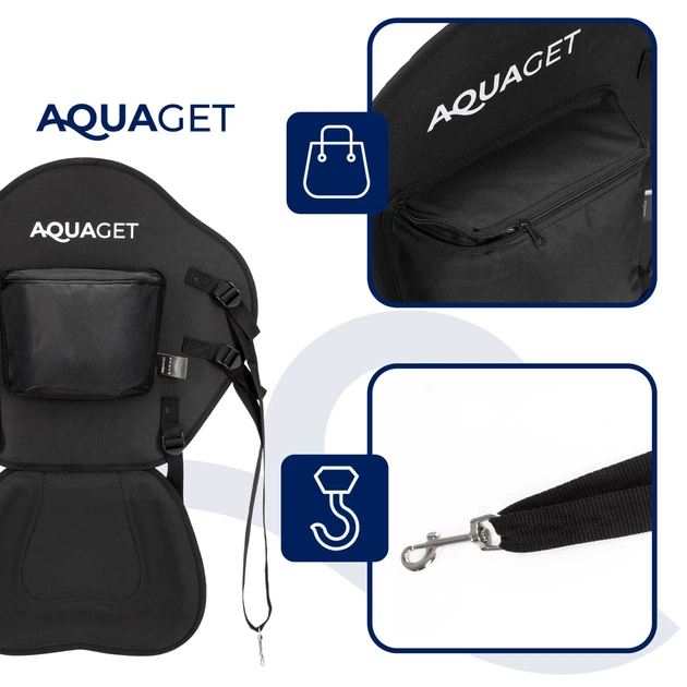 Надувная SUP доска Aquaget 350 см с веслом AQ0044 Blue/Orange - изображение 3