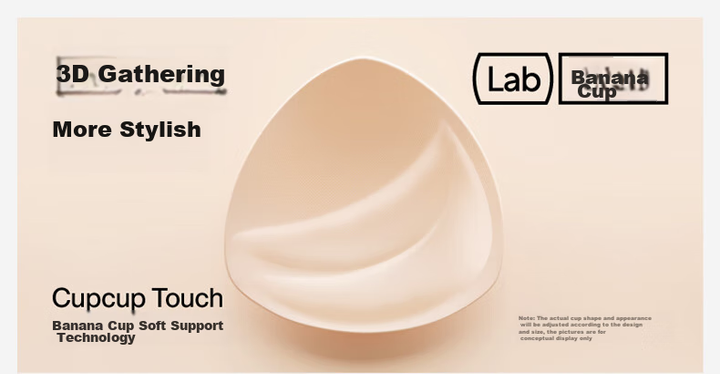 Бюстгальтер-бандо Bananain 516S жіночий безшовний нековзний з ефектом push-up, рожевий, розмір M - зображення 8