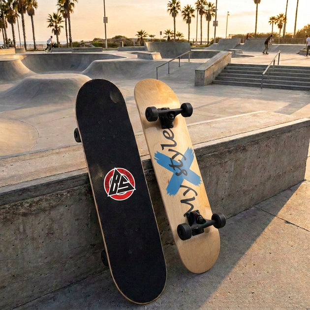Скейтборд дерев'яний BavarSport Skateboard My Style 4411-14 розмір 78х20см - зображення 8