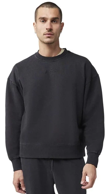 Кофта Fox Oversize Fleece Wordmark чорна розмір XL - Фото 3 Кофта Fox Oversize Fleece Wordmark чорна розмір XL - зображення 3