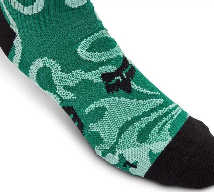 Носки велосипедные Fox Ranger Sock Frequency зеленые, размер S/M - Фото 2 Носки велосипедные Fox Ranger Sock Frequency зеленые, размер S/M - изображение 2