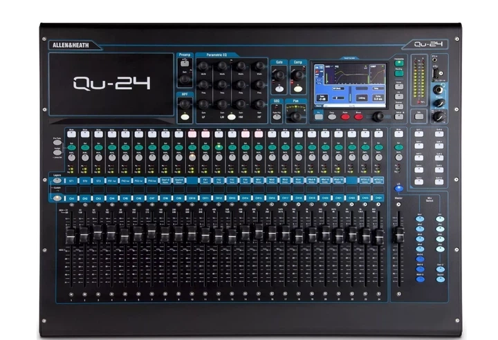 Цифровий пульт мікшерний Allen Heath Qu-24C - зображення 7