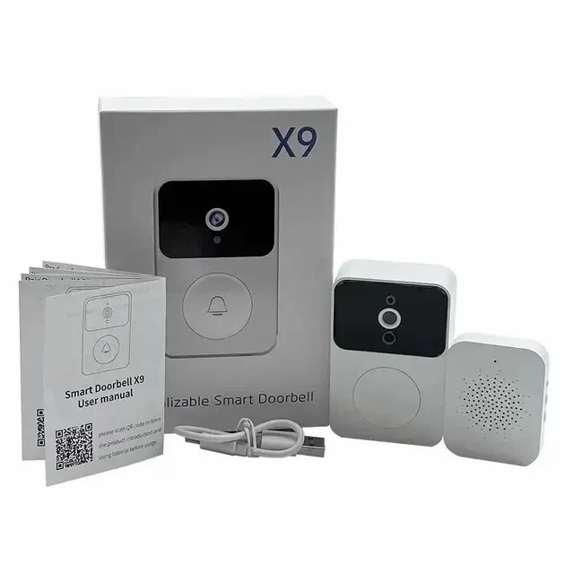 Беспроводной Wi-Fi видеозвонок Doorbell X9 с датчиком движения - изображение 4