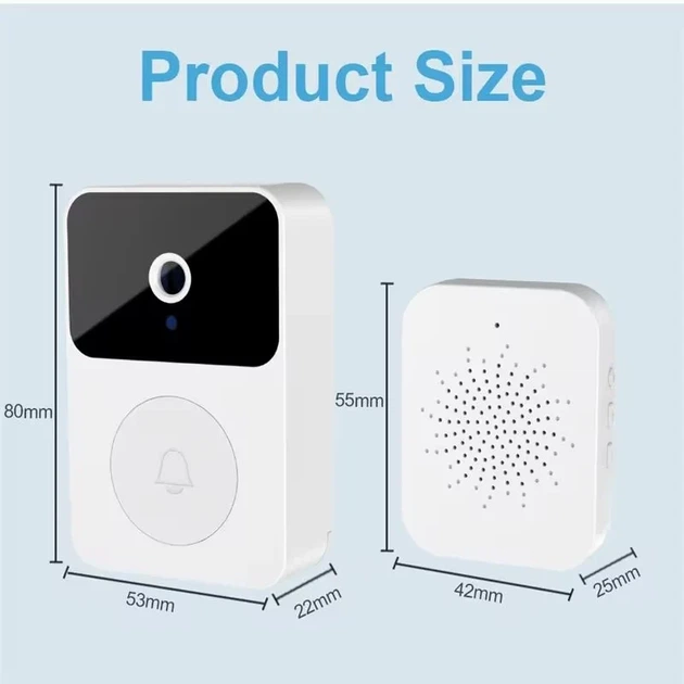 Беспроводной Wi-Fi видеозвонок Doorbell X9 с датчиком движения - изображение 5