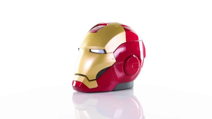 Портативная Bluetooth-колонка Iron Man с подсветкой глаз, USB и microSD - изображение 4