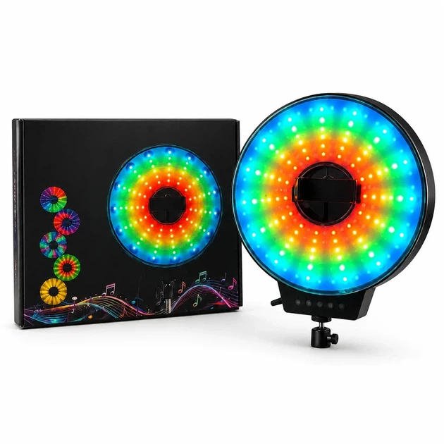 Кільцева LED-лампа Digital MJ-321 RGB 35 см з USB-живленням - Фото 5 Кільцева LED-лампа Digital MJ-321 RGB 35 см з USB-живленням - зображення 5