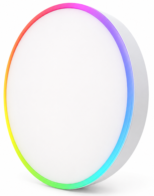 WiFi світильник з RGB підсвіткою 1DAL | 2х канальний, 24W+5W (SDLP24W) - Фото 2 WiFi світильник з RGB підсвіткою 1DAL | 2х канальний, 24W+5W (SDLP24W) - зображення 2