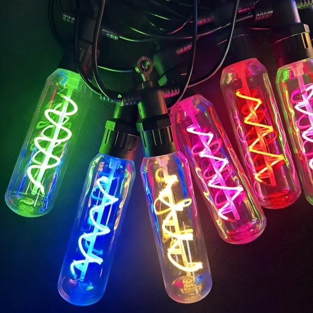 Гирлянда уличная LED SFK-48 спираль 5 м 10 ламп IP44 - Фото 3 Гирлянда уличная LED SFK-48 спираль 5 м 10 ламп IP44 - изображение 3