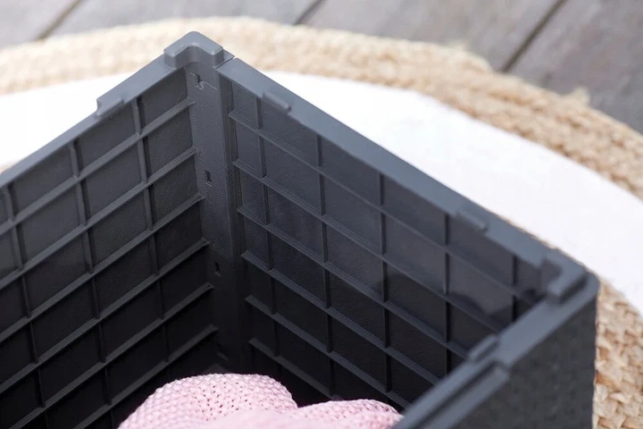 Садовый ящик-столик Keter Vigo Storage Box 37х37х37 см под ротанг, графитовый - Фото 12 Садовый ящик-столик Keter Vigo Storage Box 37х37х37 см под ротанг, графитовый - изображение 12