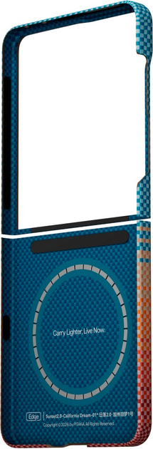 Etui Pitaka Edge California Dream 01 do Samsung Galaxy Flip 8 Sunset (0741654370186) - obraz 3