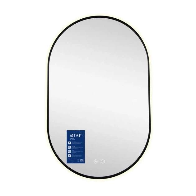 Дзеркало Qtap Scorpio SC1 QTSC500800 з LED-підсвічуванням і антизапотіванням, 500x800 мм - зображення 5