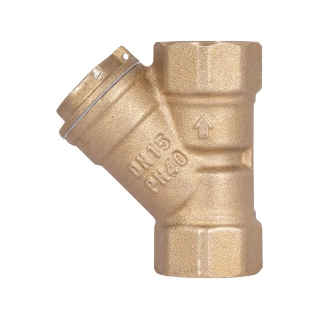 Фільтр грубої очистки Thermo Alliance SD124W15 1/2" ВВ косий, латунь - зображення 3