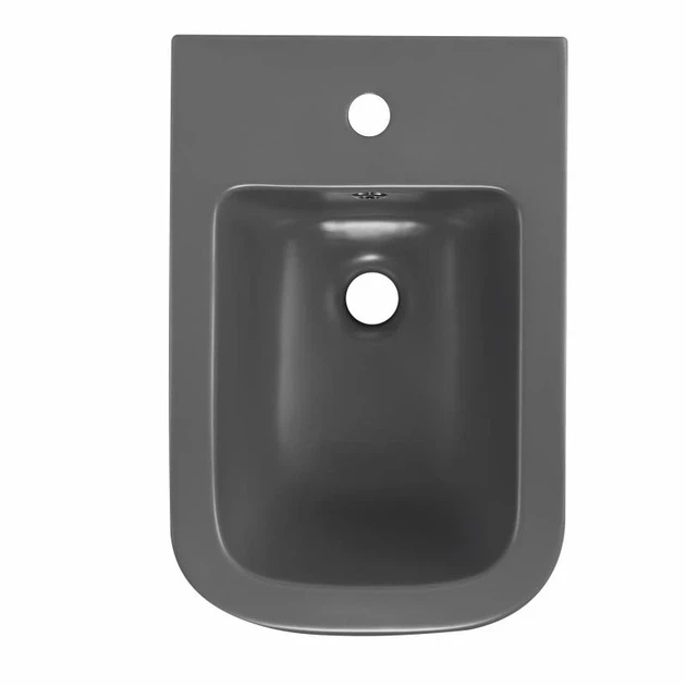 Биде подвесное Qtap Tern QT17551303GSG 520x350x330 мм, керамика, Stone Grey - изображение 7