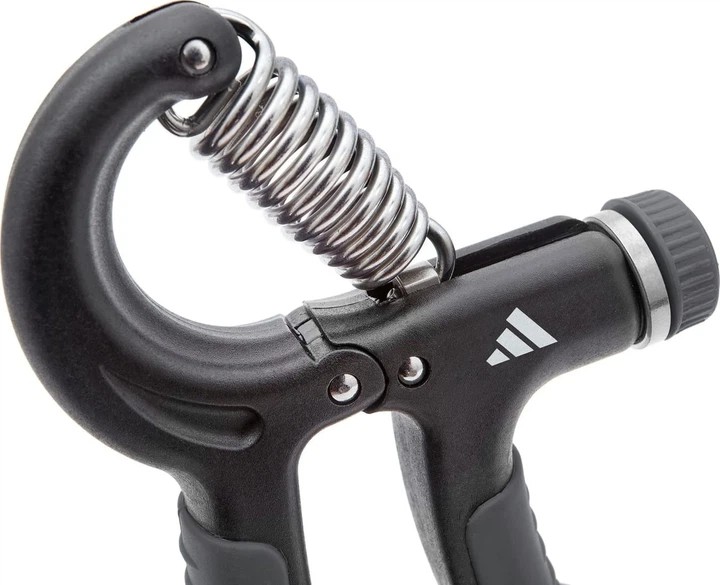 Еспандер для долоні Adidas Adjustable Grip Trainer регульований 10-40 кг метал чорний - Фото 4 Еспандер для долоні Adidas Adjustable Grip Trainer регульований 10-40 кг метал чорний - зображення 4