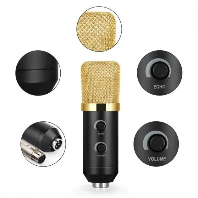 Конденсаторный студийный микрофон Grandio VGS M-800U PRO-MIC со стойкой - изображение 4