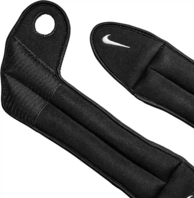 Обременители Nike WRIST WEIGHTS 2х1,1 кг неопрен черные - изображение 2
