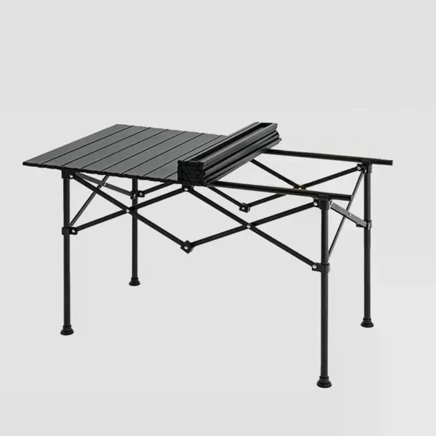 Складной туристический стол Asson 120×55×50 см, черный - Фото 2 Складной туристический стол Asson 120×55×50 см, черный - изображение 2