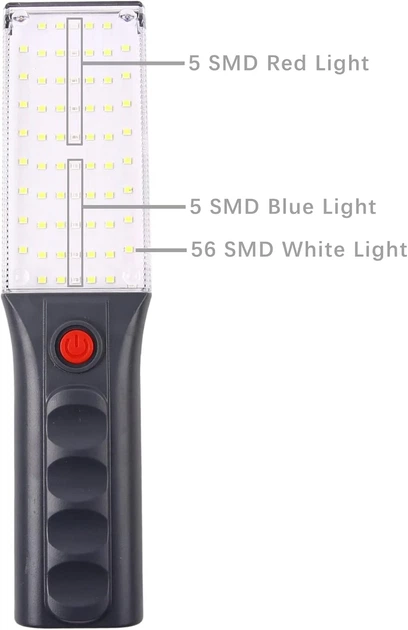 Фонарик Digital TORCH ZJ-1258 с крючком и магнитом для подвески - Фото 1 Фонарик Digital TORCH ZJ-1258 с крючком и магнитом для подвески - изображение 1