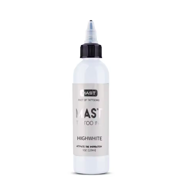 Тату фарба для тату Mast Ink High White, 120 мл - Фото 1 Тату фарба для тату Mast Ink High White, 120 мл - зображення 1