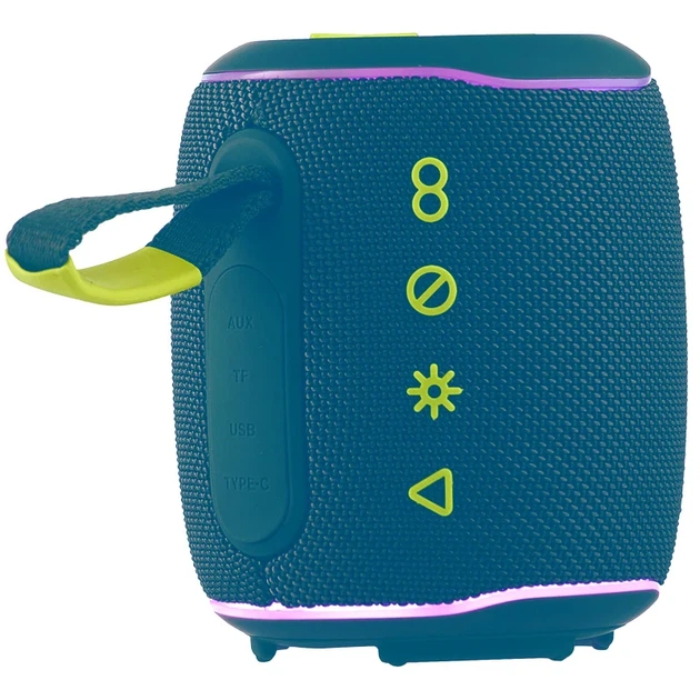 Портативная Bluetooth-колонка Hopestar P58 mini 10W с подсветкой, синяя - Фото 4 Портативная Bluetooth-колонка Hopestar P58 mini 10W с подсветкой, синяя - изображение 4