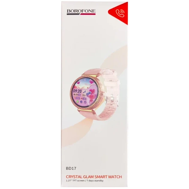 Смарт-часы Borofone BD17 Smart sports watch с звонками, TFT 1.28, золотые - Фото 3 Смарт-часы Borofone BD17 Smart sports watch с звонками, TFT 1.28, золотые - изображение 3