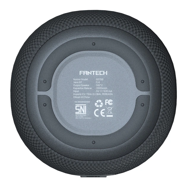 Беспроводная колонка Fantech BS159 NeraBox, Bluetooth 5.4, мощность 10W, RGB-подсветка, защита IPX4, аккумулятор 2000 мА·ч, автономность до 8 часов Black - изображение 11