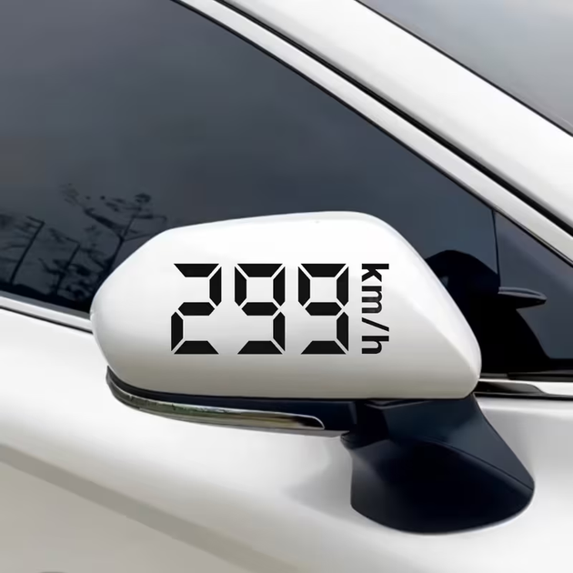 Мотонаклейка на шлем стикер спидометр Легендарные 299 km/h Серебряно-серый 12х5 см - Фото 5 Мотонаклейка на шлем стикер спидометр Легендарные 299 km/h Серебряно-серый 12х5 см - изображение 5
