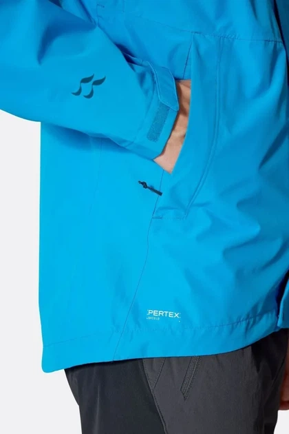 Мембранна куртка чоловіча Rab Downpour Jacket, Army (M) - зображення 8