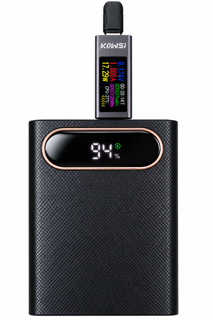 Корпус для повербанка 18650 Power Bank Case на 8 АКБ корпус повербанка Черный - изображение 7
