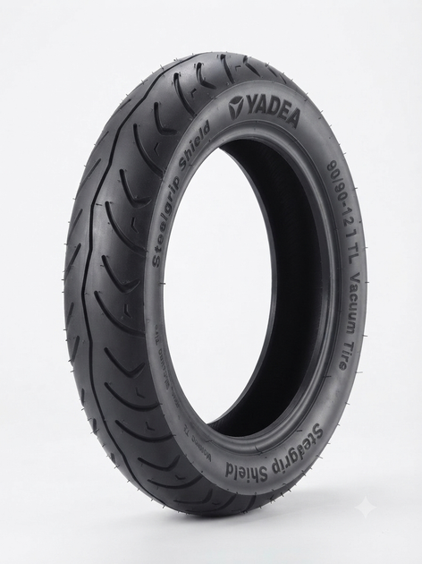 Покрышка YADEA Tire/90/90-12/6PR/CCC для скутеров и электроскутеров 12" - Фото 1 Покрышка YADEA Tire/90/90-12/6PR/CCC для скутеров и электроскутеров 12" - изображение 1