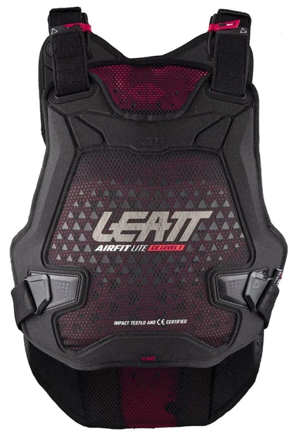 Защита груди Leatt 3DF AirFit EVO Lite черный, размер S/M - изображение 2