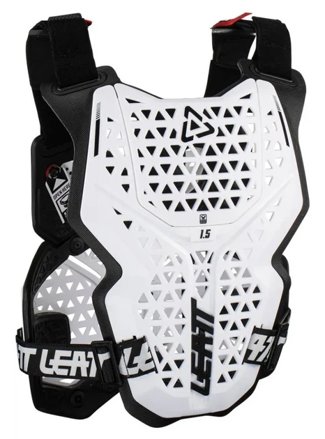 Защита груди Leatt 1.5 Chest Protector белая, One Size - Фото 2 Защита груди Leatt 1.5 Chest Protector белая, One Size - изображение 2