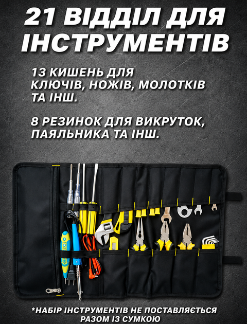 Багатофункціональна сумка для інструменту, Сумка-органайзер у машину Авто сумка Brown - Фото 7 Багатофункціональна сумка для інструменту, Сумка-органайзер у машину Авто сумка Brown - изображение 7