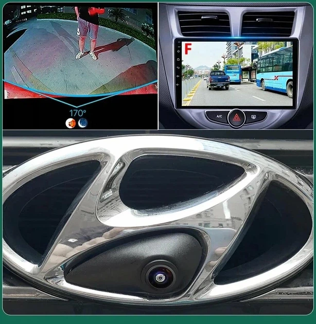 Передняя камера Hyundai CVBS 720P / 170° / Sony CCD / IP68/ 29,5×68 мм в штатную эмблему (КПВ-0252-00) - изображение 6