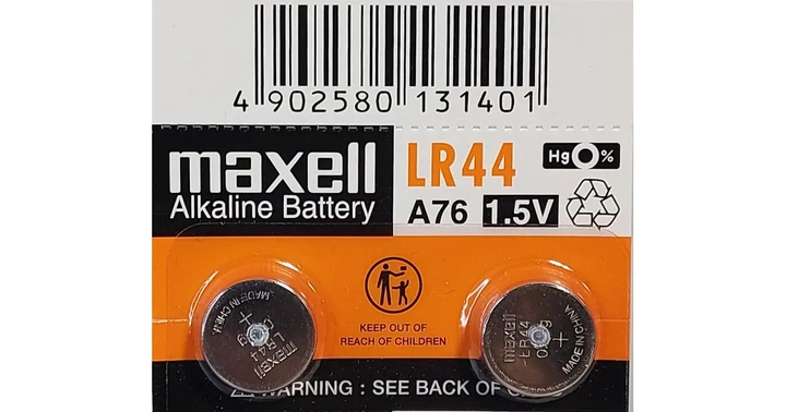 Батарейки Maxell AG13/LR44 1,5 В, 10 шт. - Фото 2 Батарейки Maxell AG13/LR44 1,5 В, 10 шт. - изображение 2