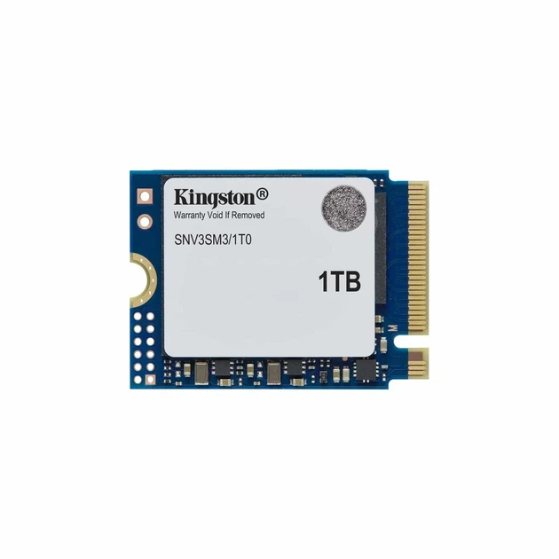 SSD Kingston NV3 1 TB M.2 2230 NVMe PCIe 4.0 x4 3D NAND - Фото 1 SSD Kingston NV3 1 TB M.2 2230 NVMe PCIe 4.0 x4 3D NAND - зображення 1