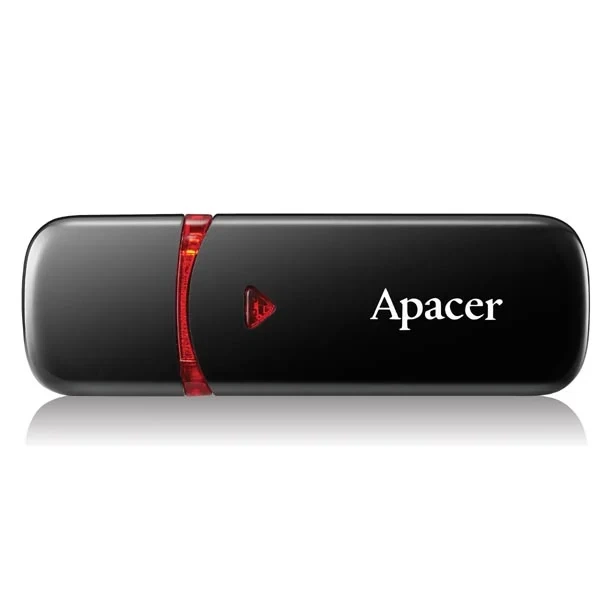 Флешка Apacer AH333 64 ГБ USB 2.0 моноблок чёрная - Фото 1 Флешка Apacer AH333 64 ГБ USB 2.0 моноблок чёрная - изображение 1