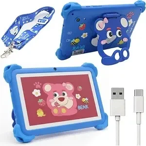Детский планшет Grandio Smart Cool Kids C12, 8/256 ГБ, Android, 7 дюймов - Фото 2 Детский планшет Grandio Smart Cool Kids C12, 8/256 ГБ, Android, 7 дюймов - изображение 2