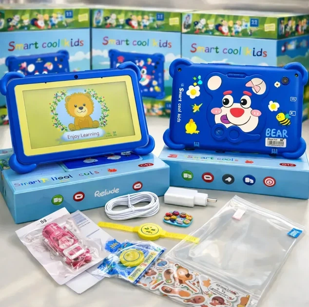 Детский планшет Grandio Smart Cool Kids C12, 8/256 ГБ, Android, 7 дюймов - Фото 3 Детский планшет Grandio Smart Cool Kids C12, 8/256 ГБ, Android, 7 дюймов - изображение 3