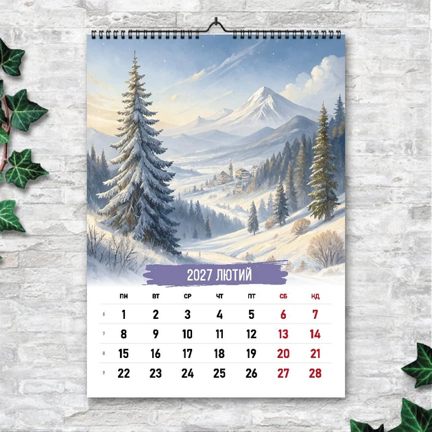 Календарь 2027 формат А3 перекидной настенный Нежная акварель 13 листов ENTERSTORE (art. 269024) - Фото 3 Календарь 2027 формат А3 перекидной настенный Нежная акварель 13 листов ENTERSTORE (art. 269024) - изображение 3