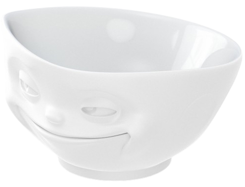 Miska do sałatek Tassen Uśmiech porcelanowa 500 ml (4250255858024) - obraz 2