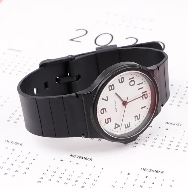 Ремінець для годинника Casio MQ-24/71/76/10, MW-59, поліуретан, 16 мм, чорний - зображення 10