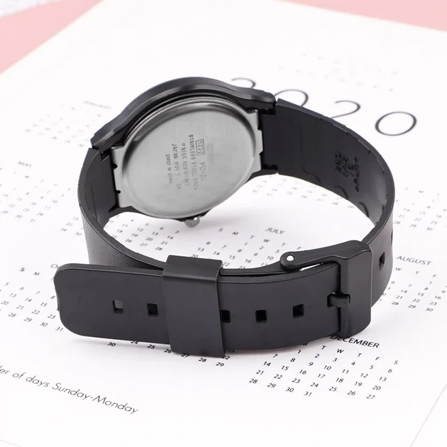 Ремінець для годинника Casio MQ-24/71/76/10, MW-59, поліуретан, 16 мм, чорний - зображення 11