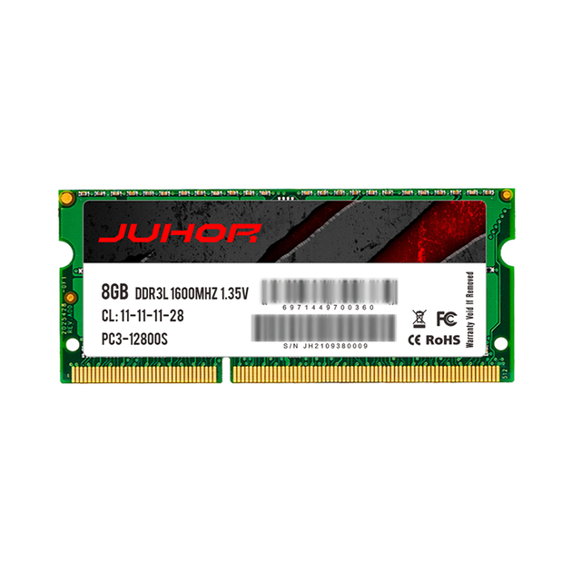 Модуль оперативной памяти JUHOR 8 ГБ DDR3L 1600 для ноутбука, низкое напряжение 1,35 В. - изображение 4