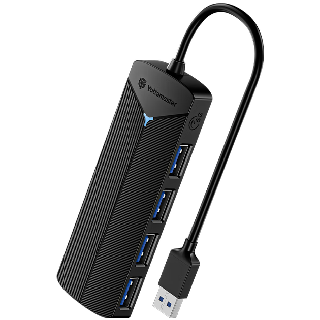 USB-концентратор Yottamaster USB 3.0 с 4 портами, док-станция расширения, многопортовый преобразователь для ноутбука, удлинительный кабель 1 м. - Фото 4 USB-концентратор Yottamaster USB 3.0 с 4 портами, док-станция расширения, многопортовый преобразователь для ноутбука, удлинительный кабель 1 м. - изображение 4