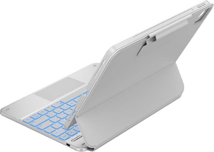 Чохол-клавіатура для планшета Typecase Edge+ для Apple iPad Air 13" M2 2024/M3 2025/M4 2026 White (6979284780332) - зображення 4