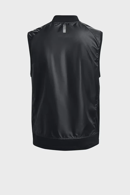 Чоловічий чорний жилет UA STRM INS RUN VEST 1380870-001 - зображення 6