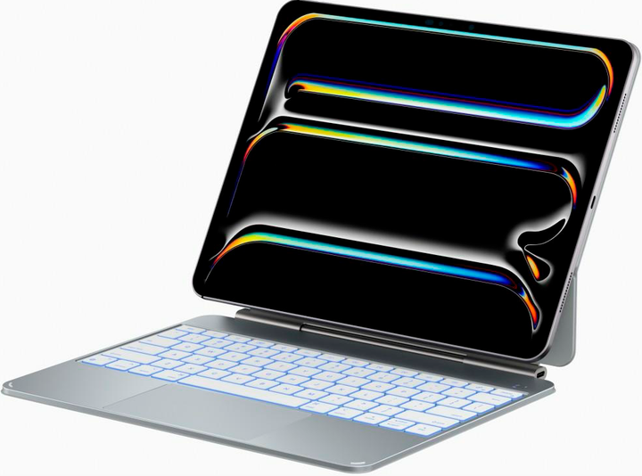 Чохол-клавіатура для планшета Typecase Edge Pro для Apple iPad Pro 13" M4 2024 / M5 2025 Silver (KB206AU-130P-D-SLV-WHT-U-US-C1) - Фото 9 Чохол-клавіатура для планшета Typecase Edge Pro для Apple iPad Pro 13" M4 2024 / M5 2025 Silver (KB206AU-130P-D-SLV-WHT-U-US-C1) - зображення 9