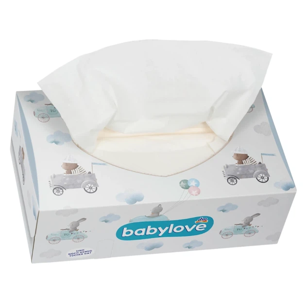 Детские косметические салфетки Babylove в коробке, 3 слоя - Фото 3 Детские косметические салфетки Babylove в коробке, 3 слоя - изображение 3